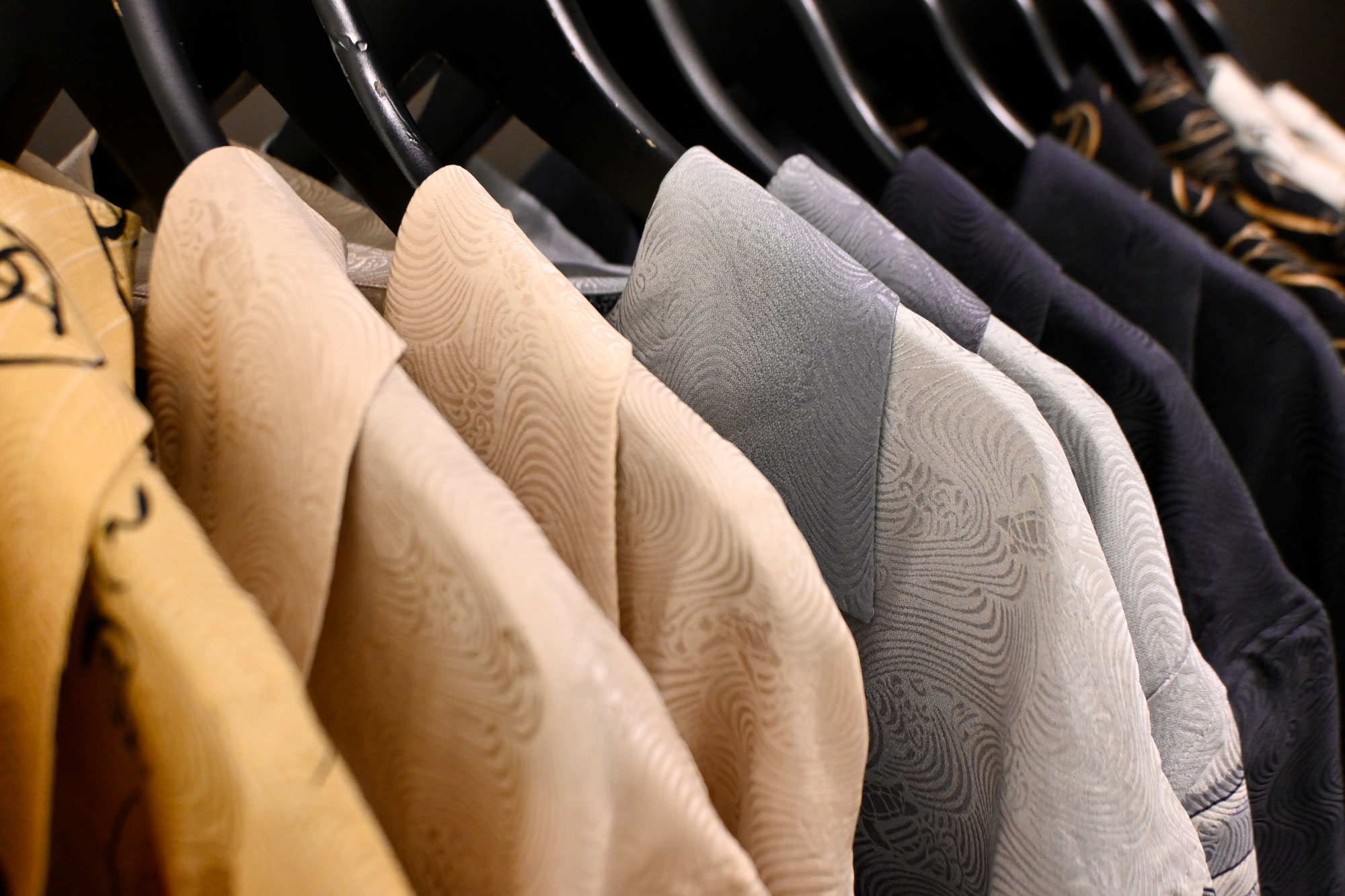 ポップアップ什器ハンガーラック使用例