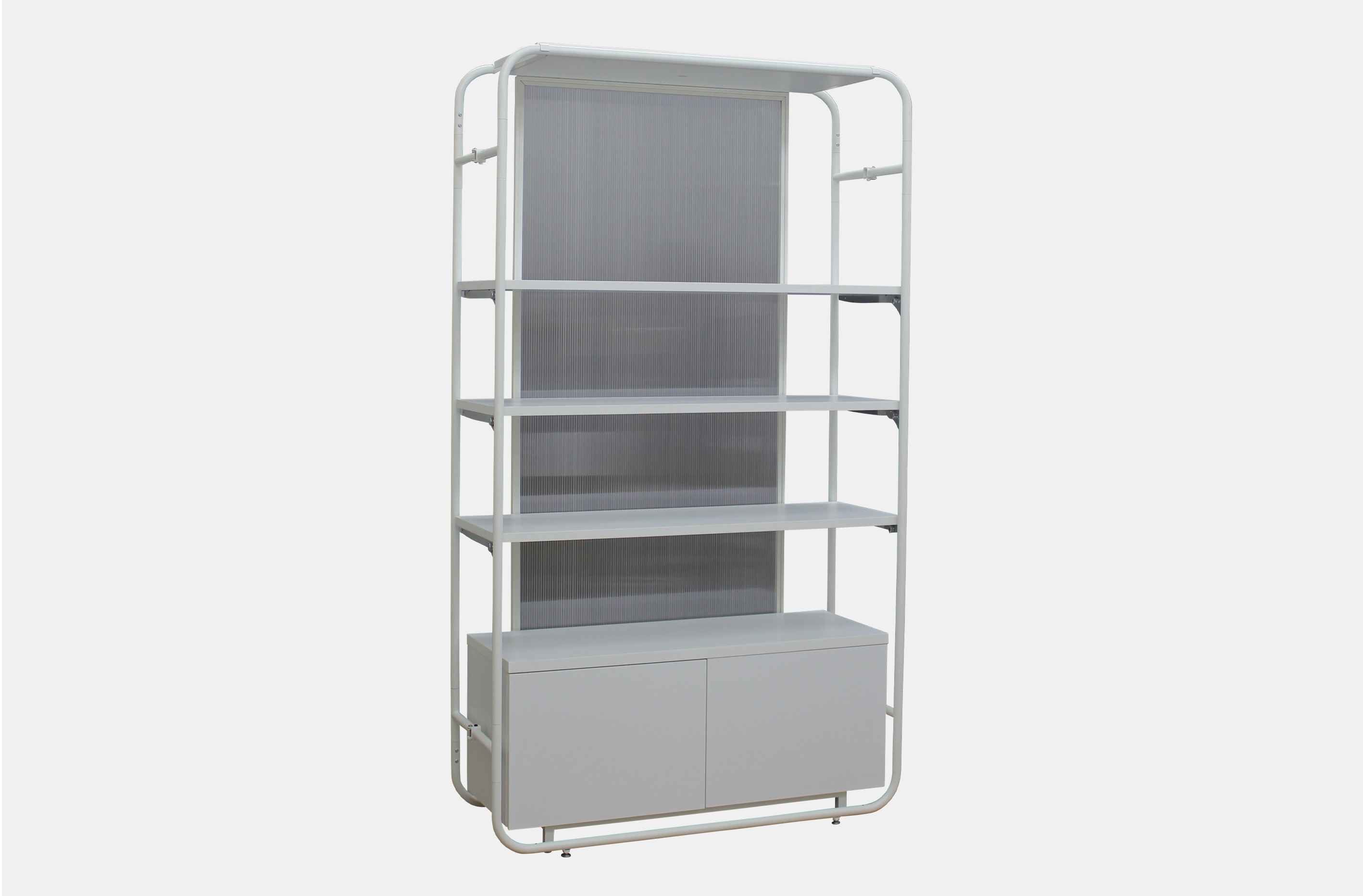 r（アール）壁面什器 Bタイプ （棚下照明無し）/ FAAA2610-W-B